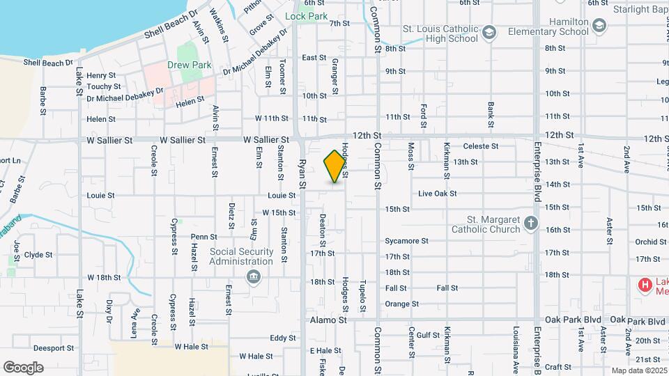 421 Chavanne St Map and Location Details