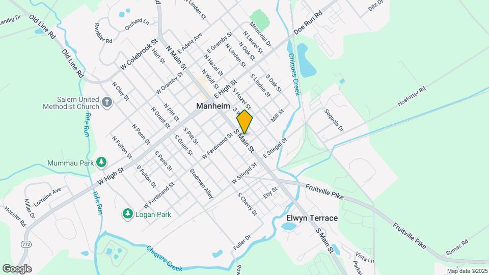 123 S Main St Map and Location Details