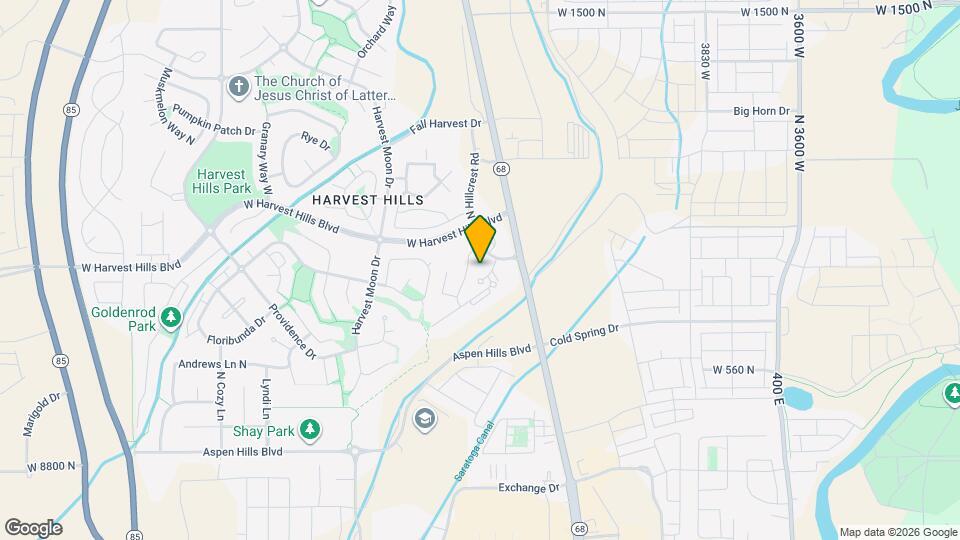 1922 N Crest Rd Map and Location Details