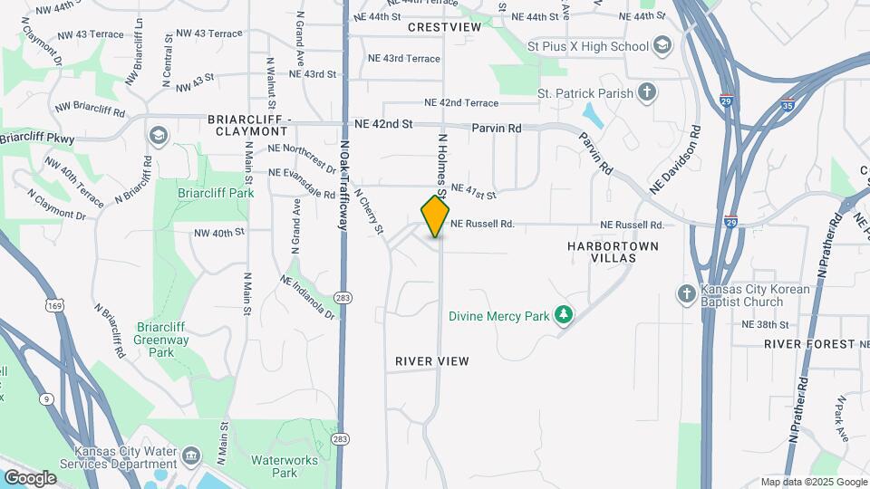 624 NE 39th Terrace Mapa y Detalles de la Ubicación