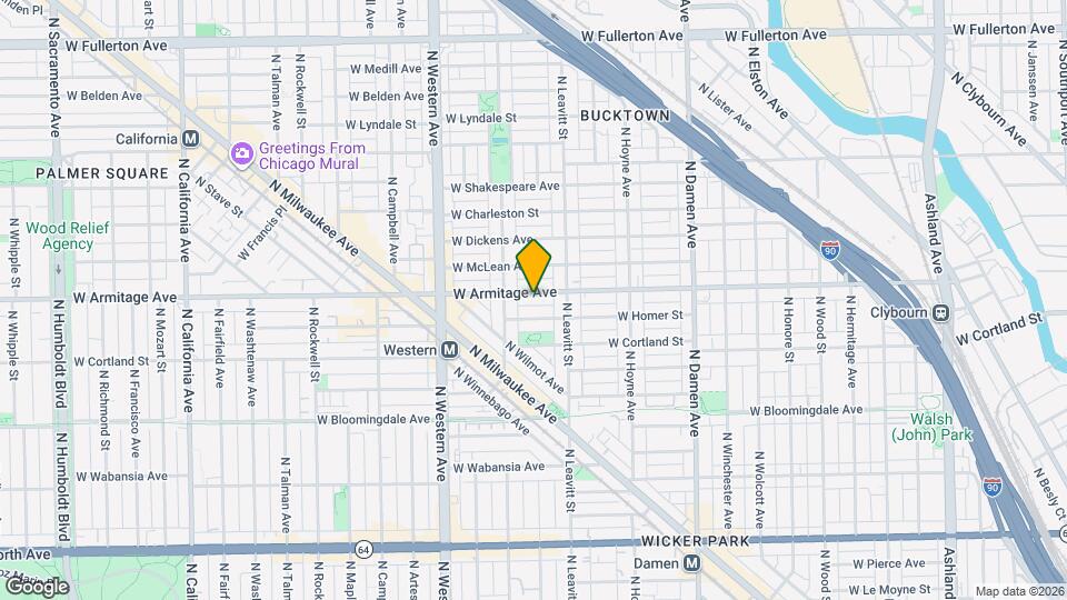 2233 W Armitage Ave Map and Location Details