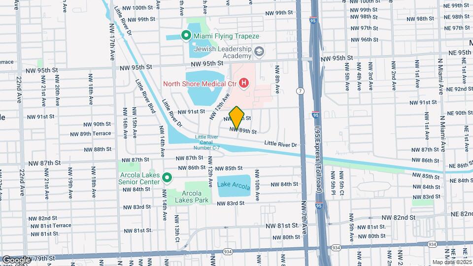 1100 NW 89th St Map and Location Details