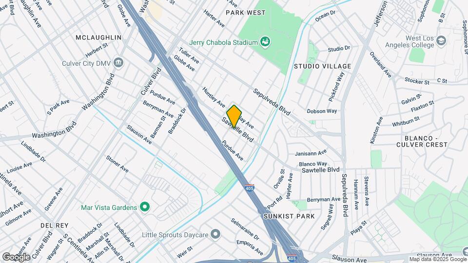 4915 Sawtelle Blvd Map and Location Details