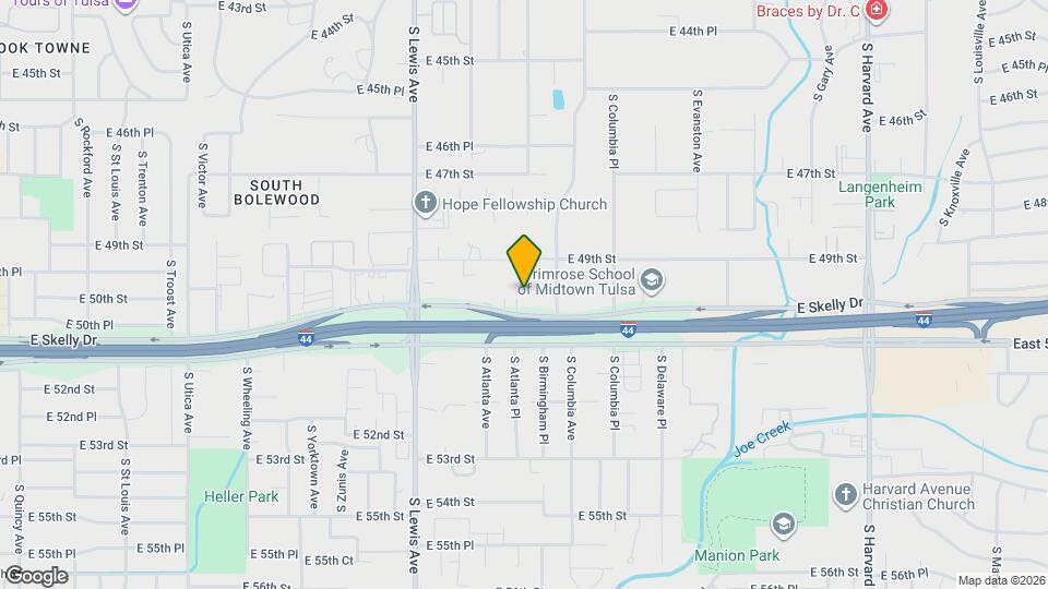 2531 E Skelly Dr Map and Location Details