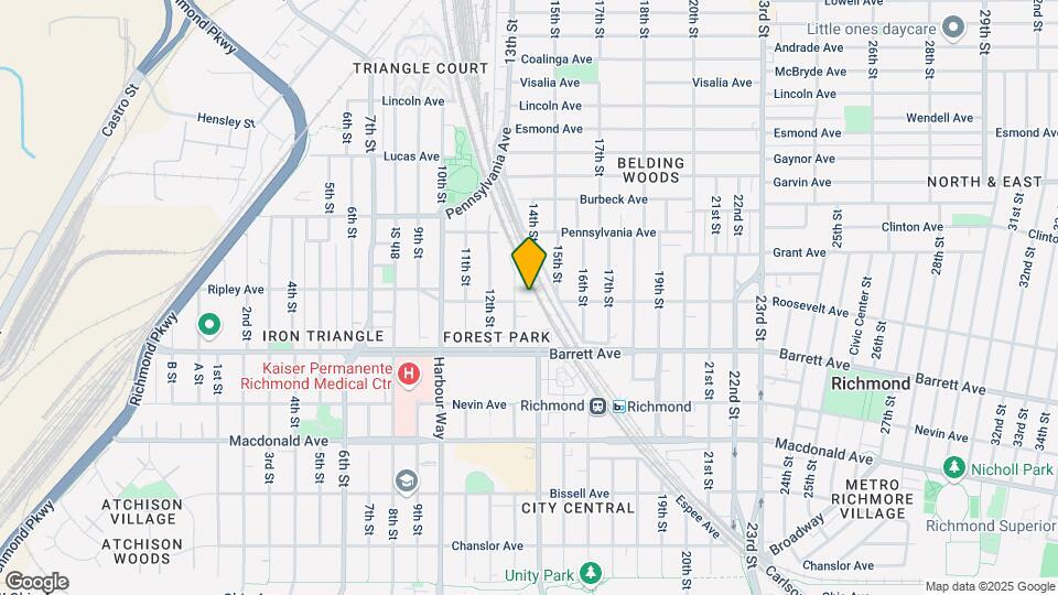 1317 Roosevelt Ave Map and Location Details