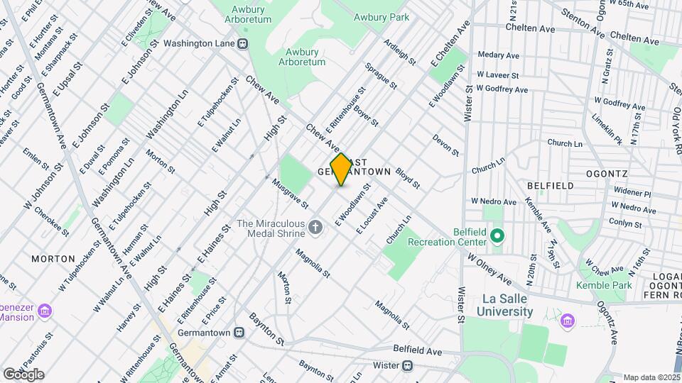 700 E Chelten Ave Mapa y Detalles de la Ubicación