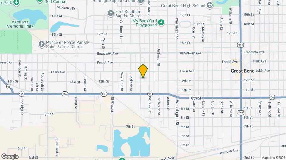 1200 Monroe St Map and Location Details