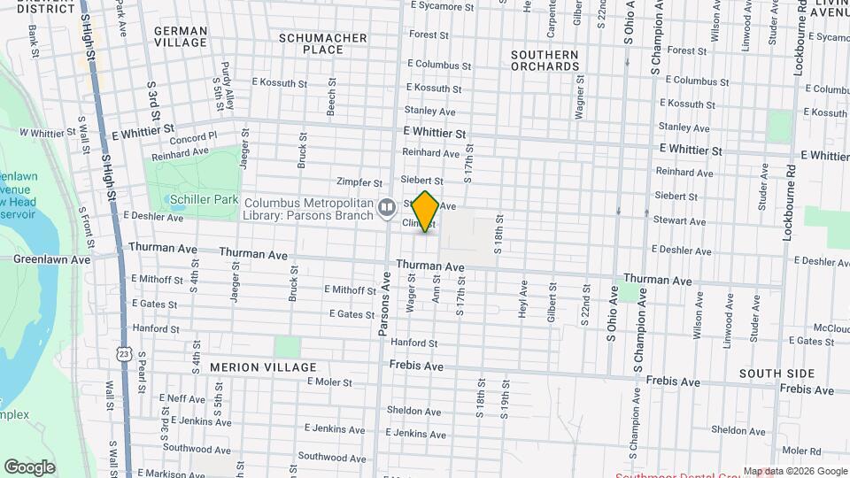 547 E Deshler Ave Map and Location Details