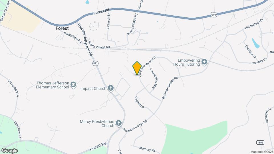 501 Jefferson Woods Dr Map and Location Details