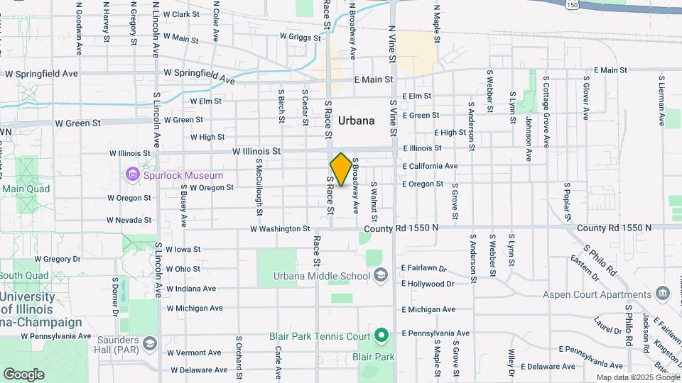 107 W Oregon St, Unit 1 Map and Location Details