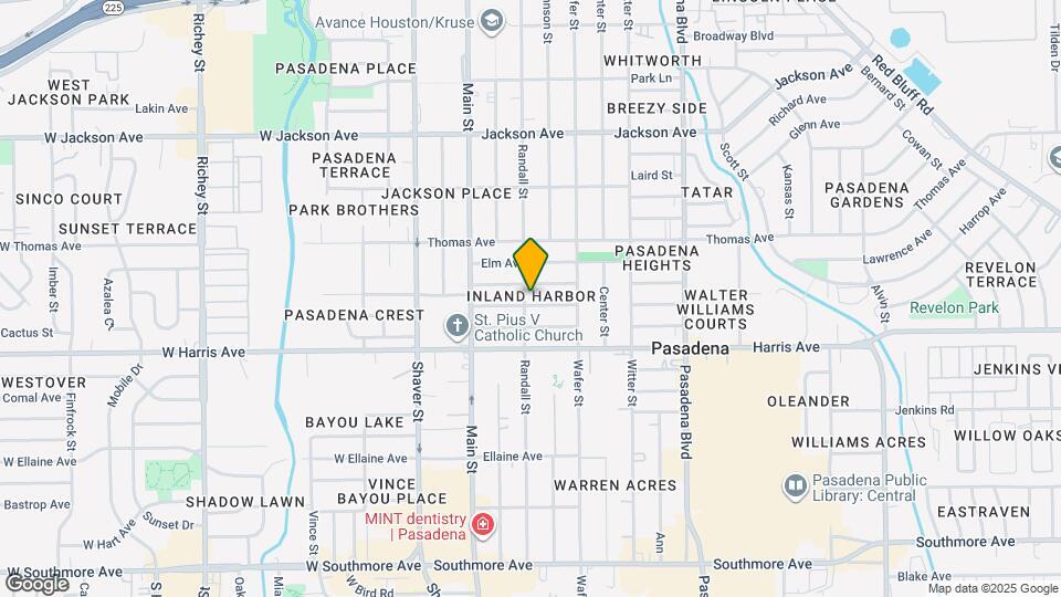 501 Live Oak St Map and Location Details