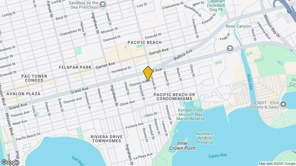 1847 Thomas Ave Mapa y Detalles de la Ubicación