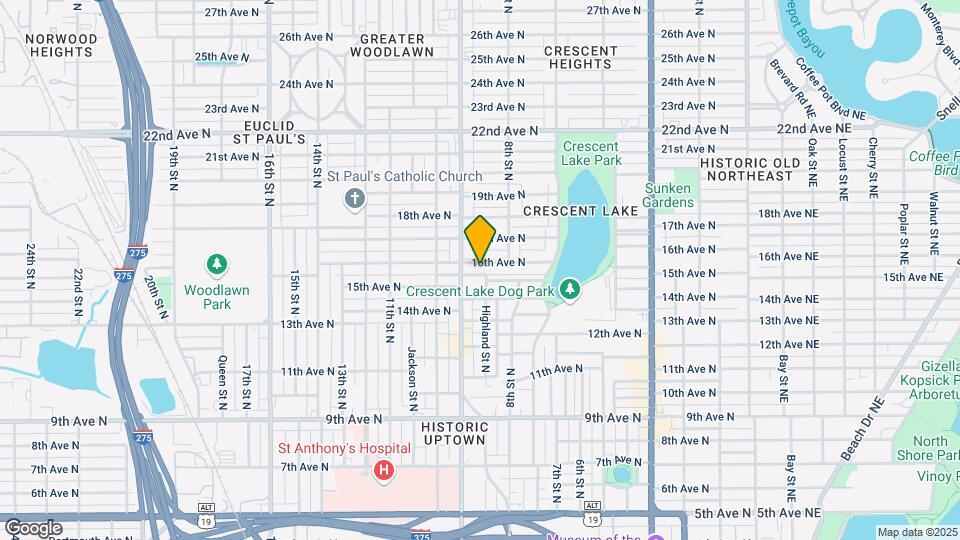 880 16th Ave N Map and Location Details