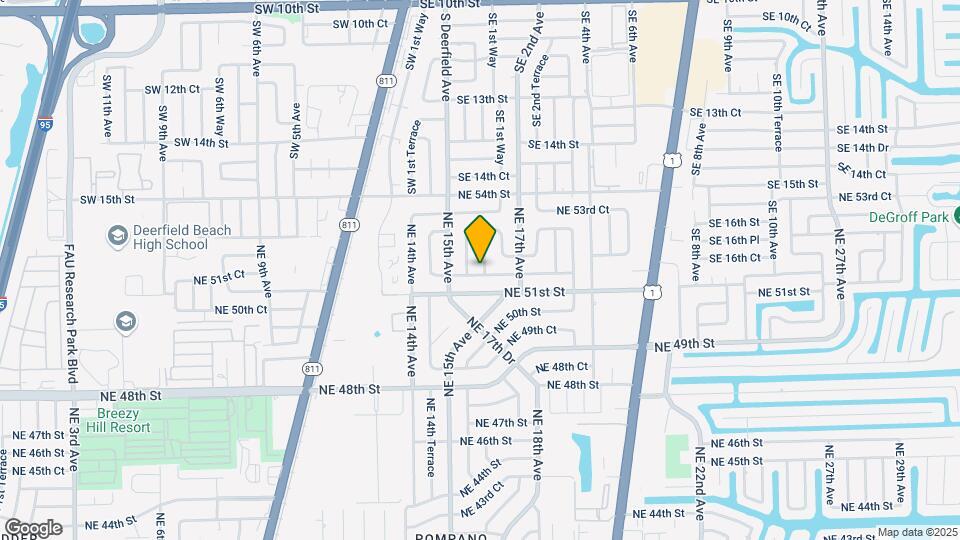 5165 NE 16th Ave Map and Location Details