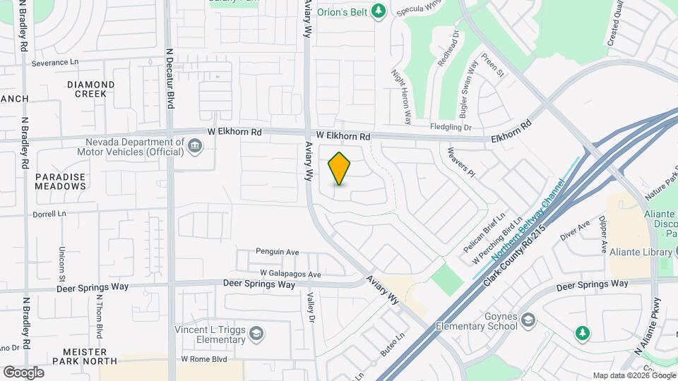 7020 N Albatross Attic St Map and Location Details