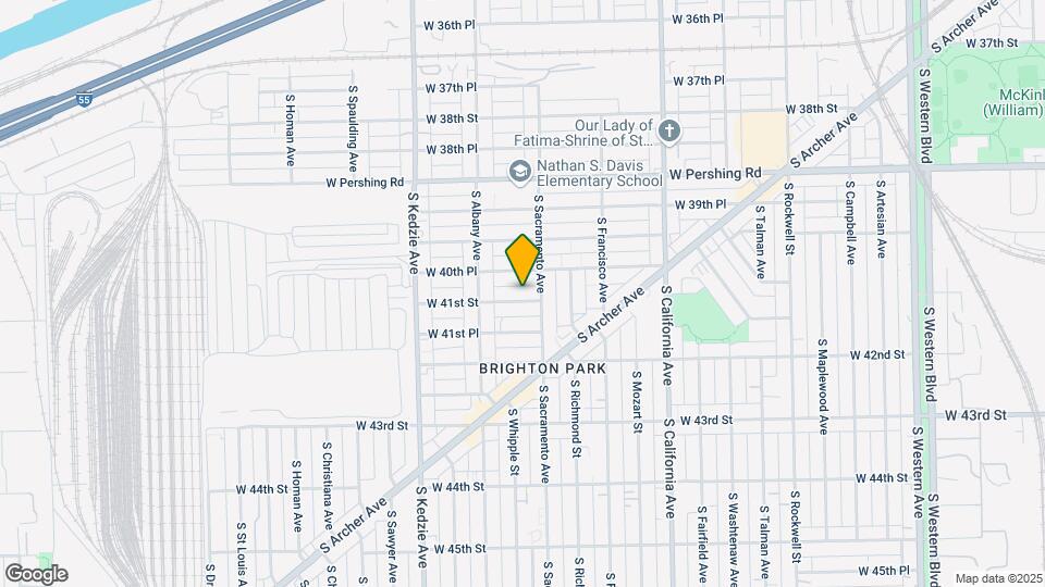 3016 W 41st St Map and Location Details