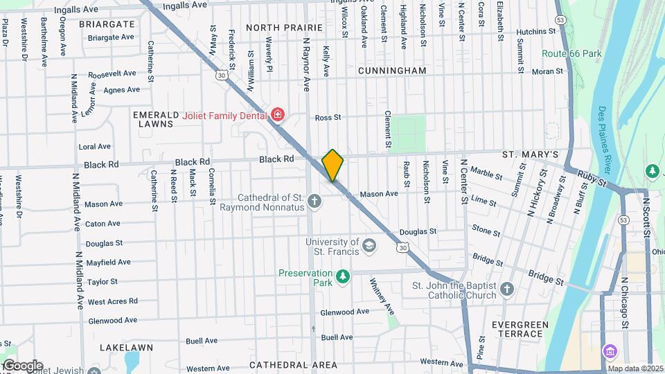 706 Plainfield Rd Map and Location Details