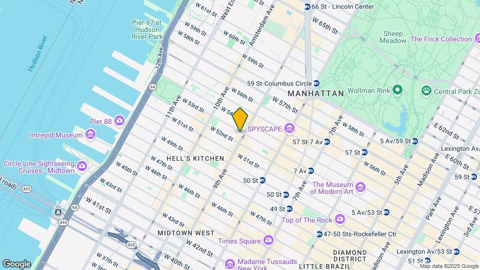 791 Ninth Avenue Map and Location Details