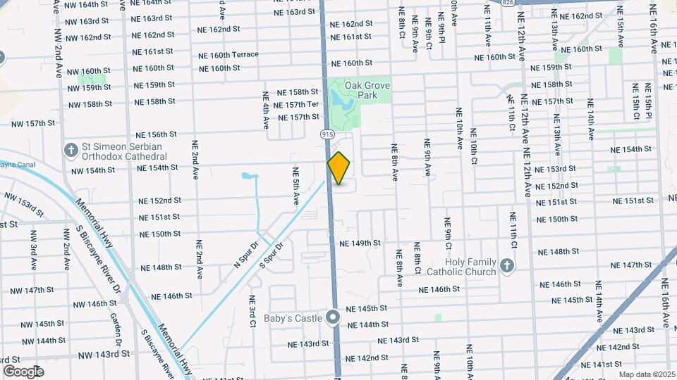 15221 NE 6th Ave Map and Location Details