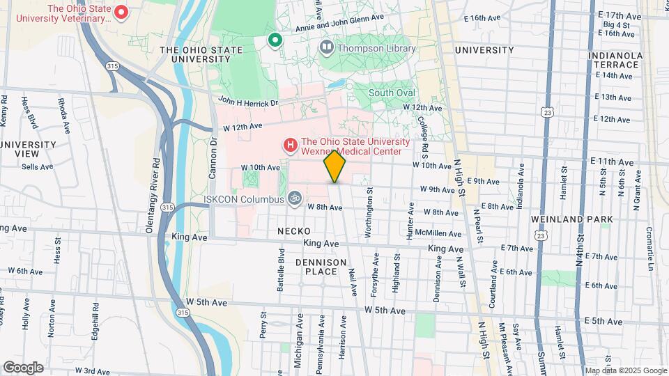 1555 Neil Ave Map and Location Details