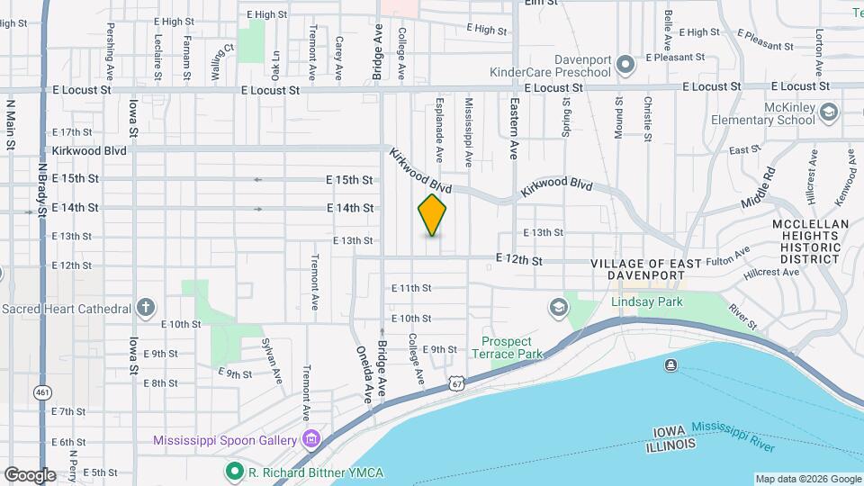 1218 Esplanade Ave Mapa y Detalles de la Ubicación