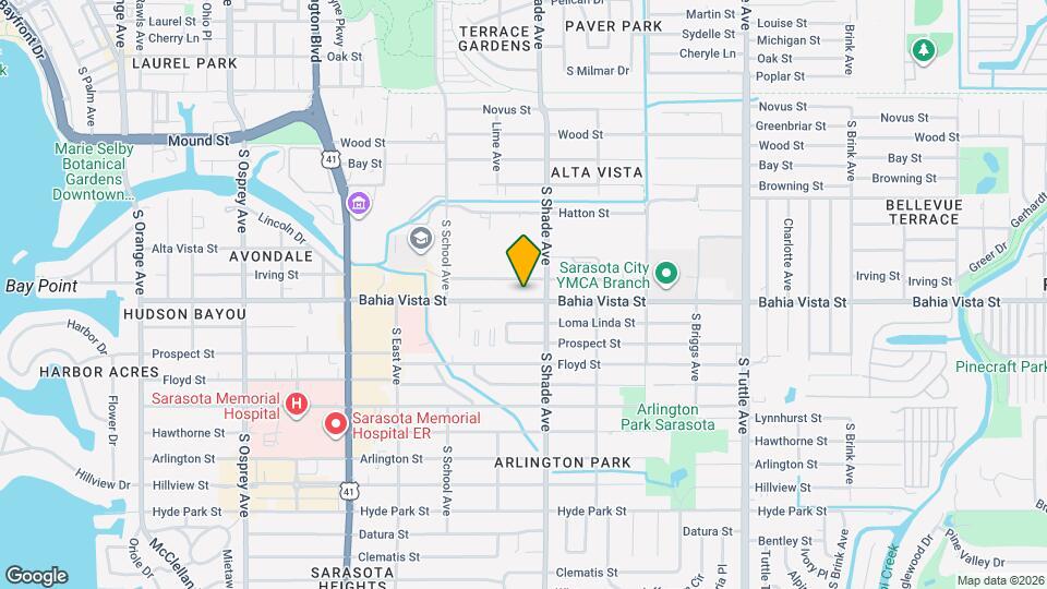 2355 Bahia Vista St Map and Location Details