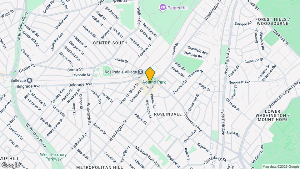 33 Poplar St, Unit 1R Map and Location Details