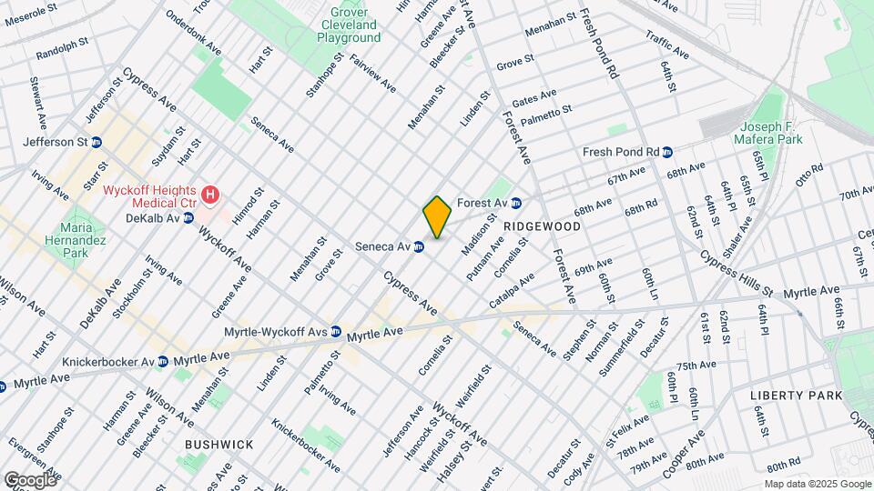 1817 Woodbine St Map and Location Details