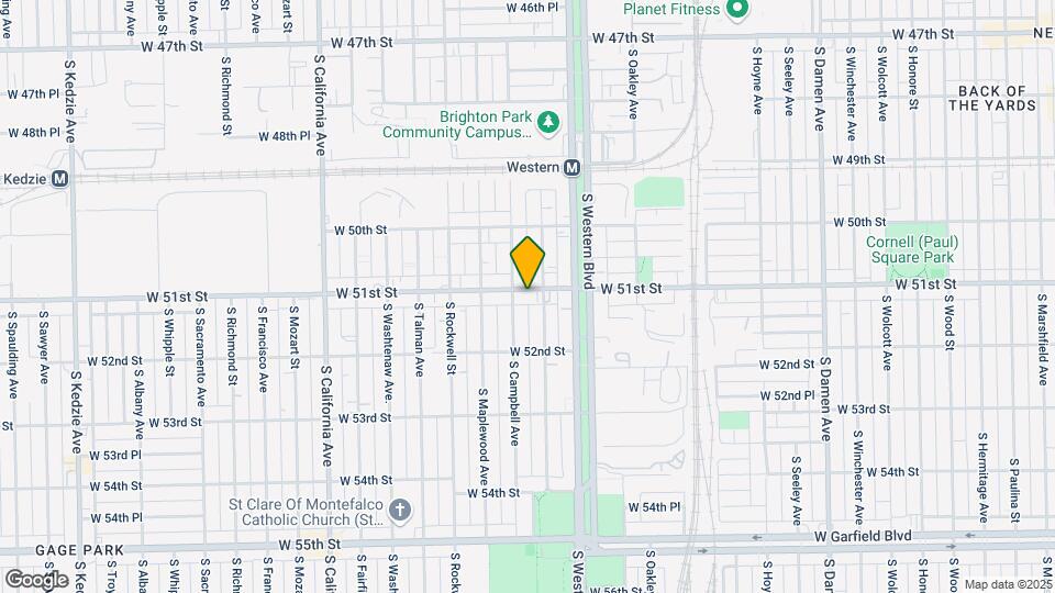 2445 W 51st St Map and Location Details