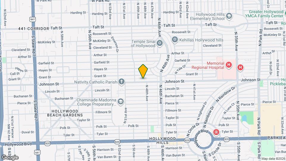 4815 Johnson St Map and Location Details