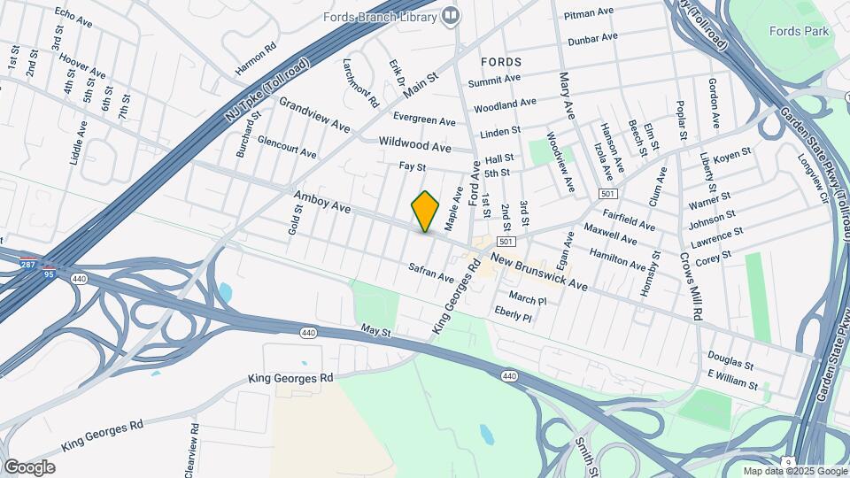 657 Amboy Ave Map and Location Details