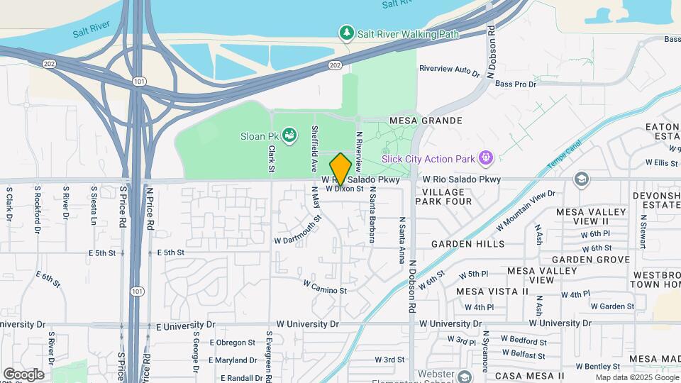 2139 W Dixon St Map and Location Details
