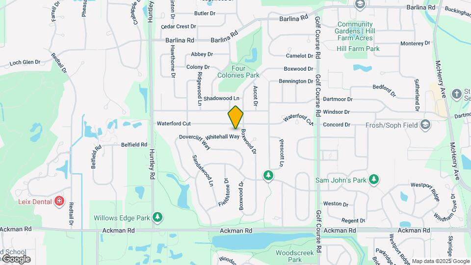 990 Whitehall Way Map and Location Details