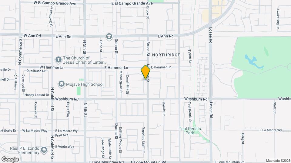 5306 Spring Canyon St Map and Location Details