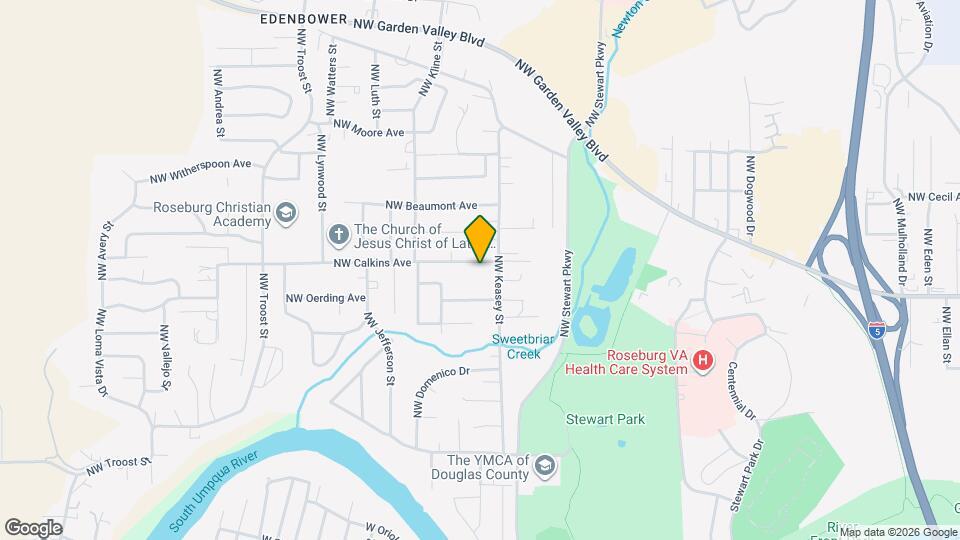 1553 NW Calkins Ave Map and Location Details