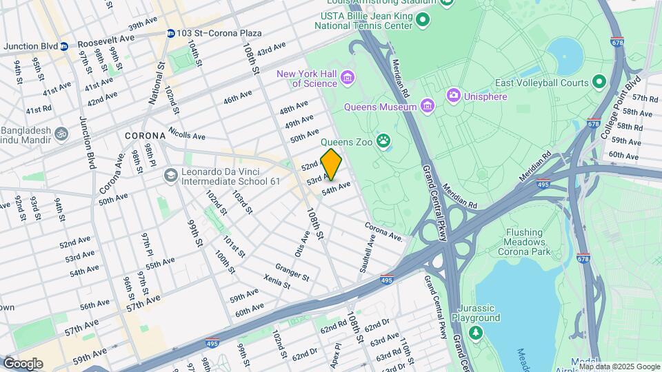 109-31 54th Ave Mapa y Detalles de la Ubicación