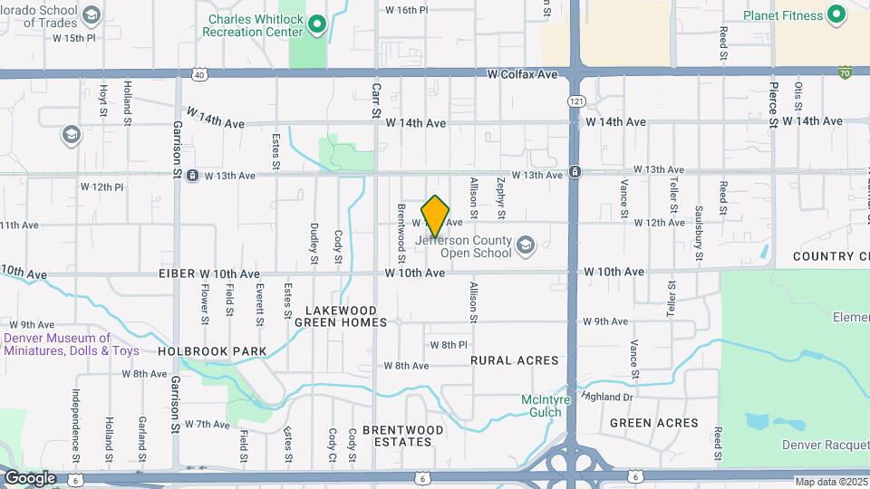 1070 Balsam St Map and Location Details