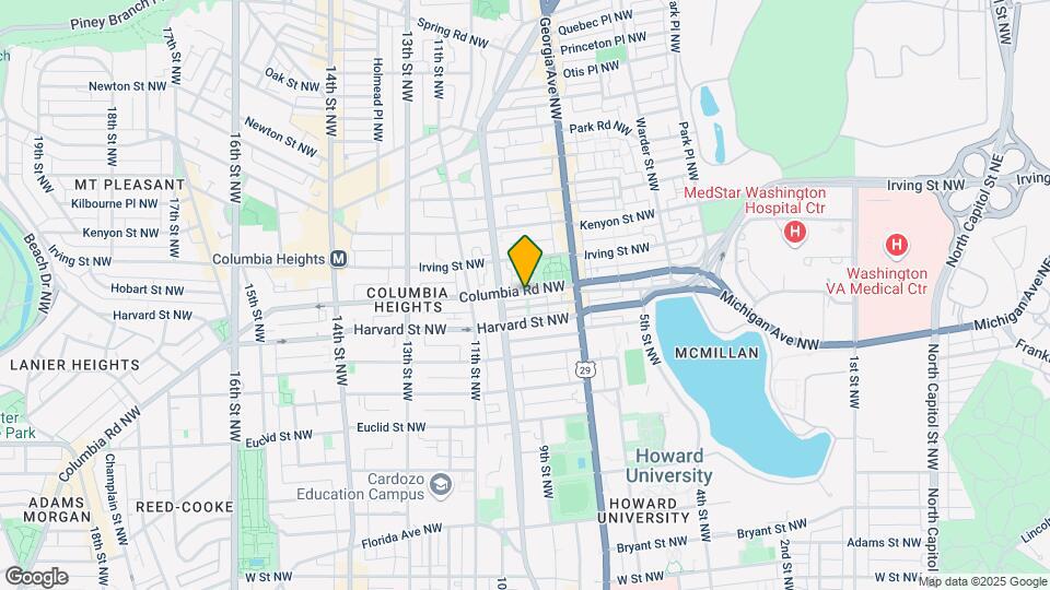 768 Columbia Rd NW Map and Location Details