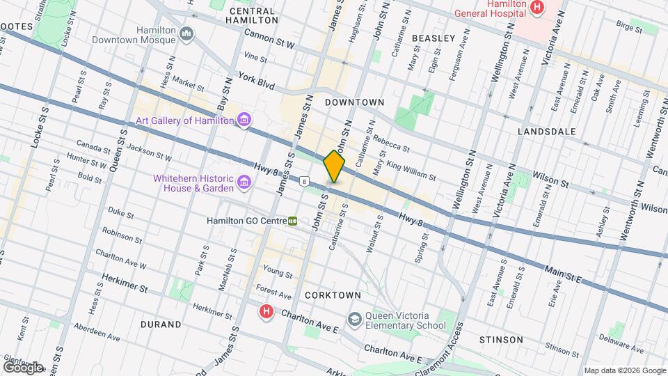 71 Main St E Map and Location Details