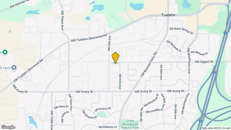 9380 SW Sagert St Map and Location Details