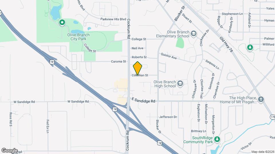 9191 Coleman St Map and Location Details