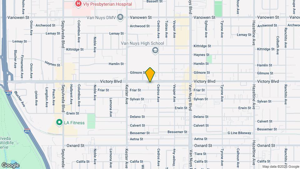 14734 Victory Blvd Map and Location Details