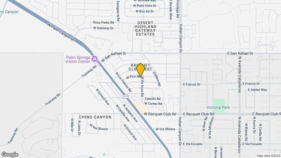 2951 N De Anza Rd Map and Location Details