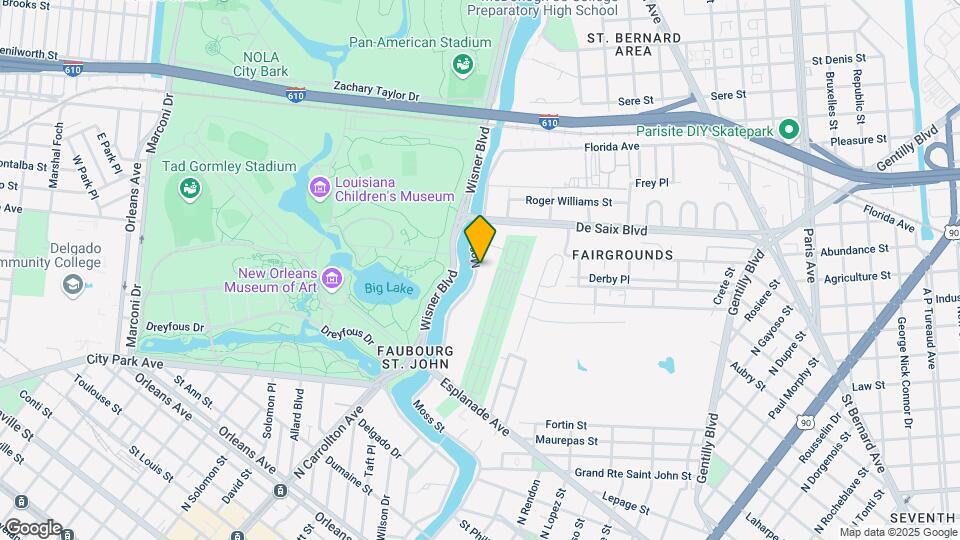 1808 Moss St Map and Location Details