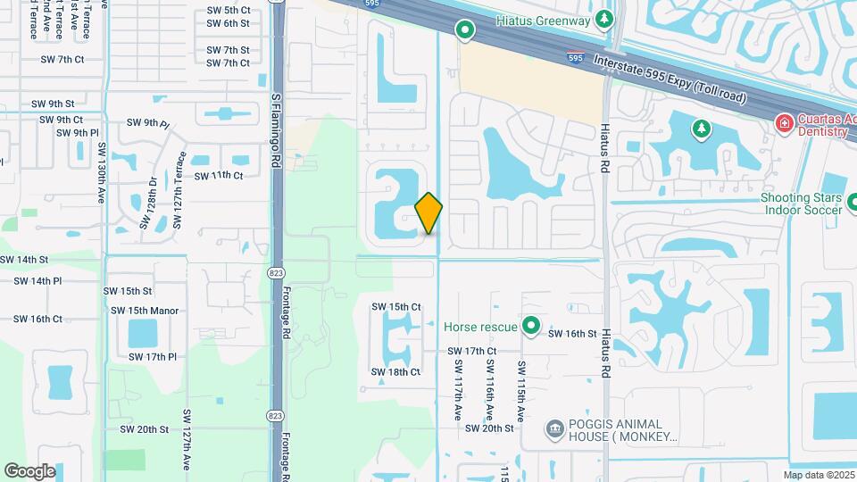 1316 SW 118th Terrace Map and Location Details