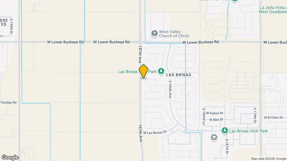 3344 S 186th Ln Map and Location Details