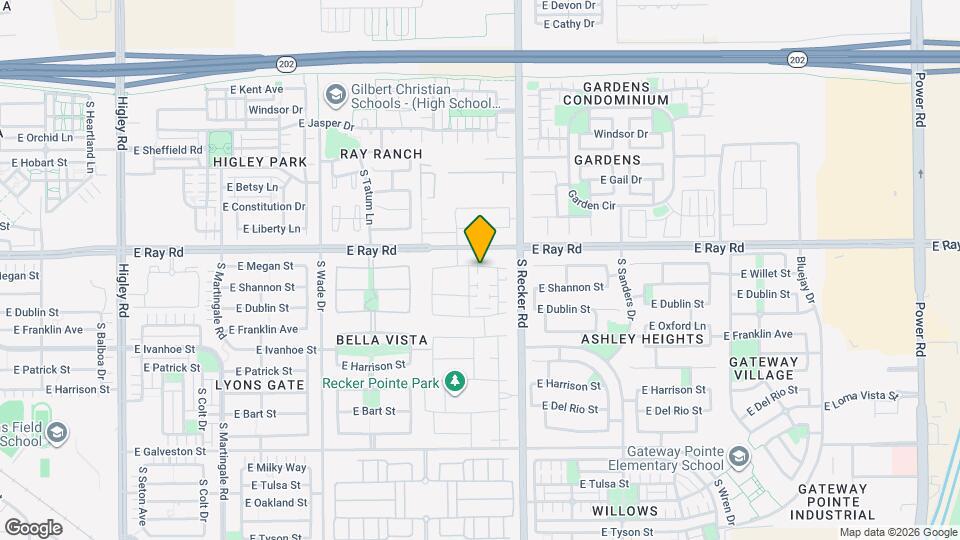 3925 E Megan St Map and Location Details