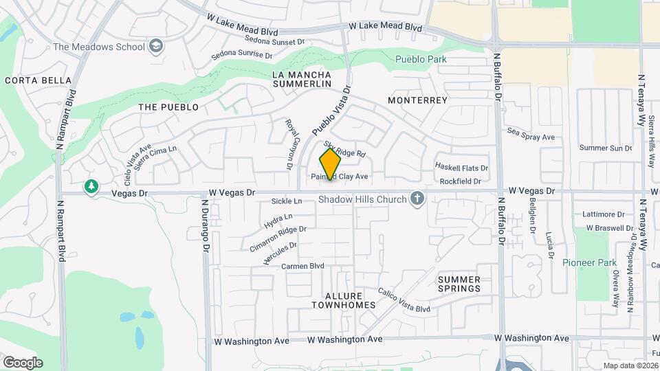 1601 Tranquil Meadows Ln Map and Location Details