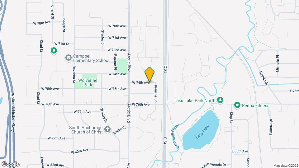 518 W 74th Ave Map and Location Details