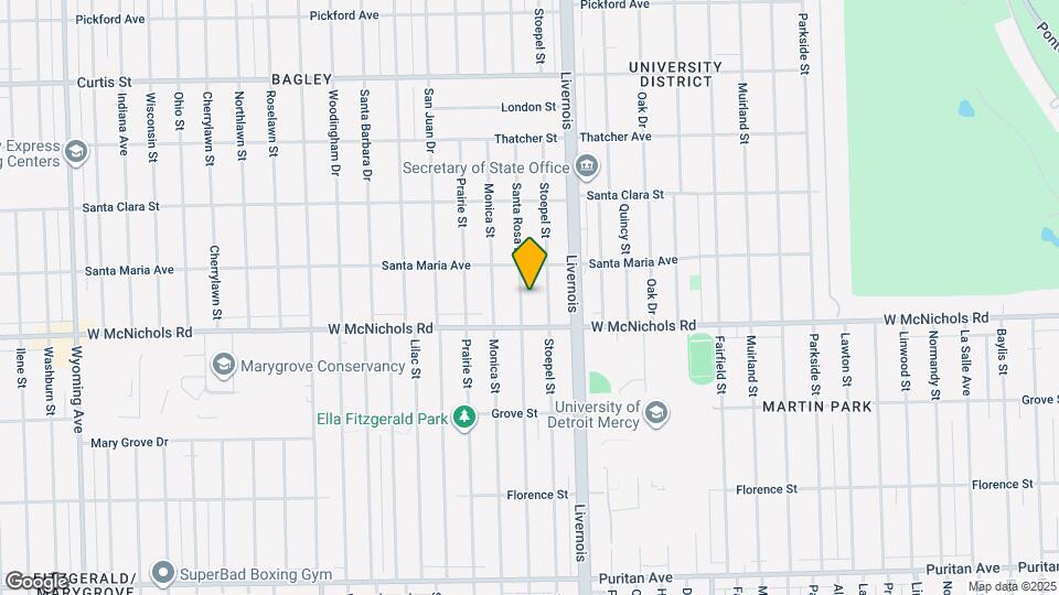 17150 Santa Rosa Map and Location Details